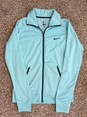 Nike Mint Blue Full-Zip Track Jacket - Size M - NWOT
